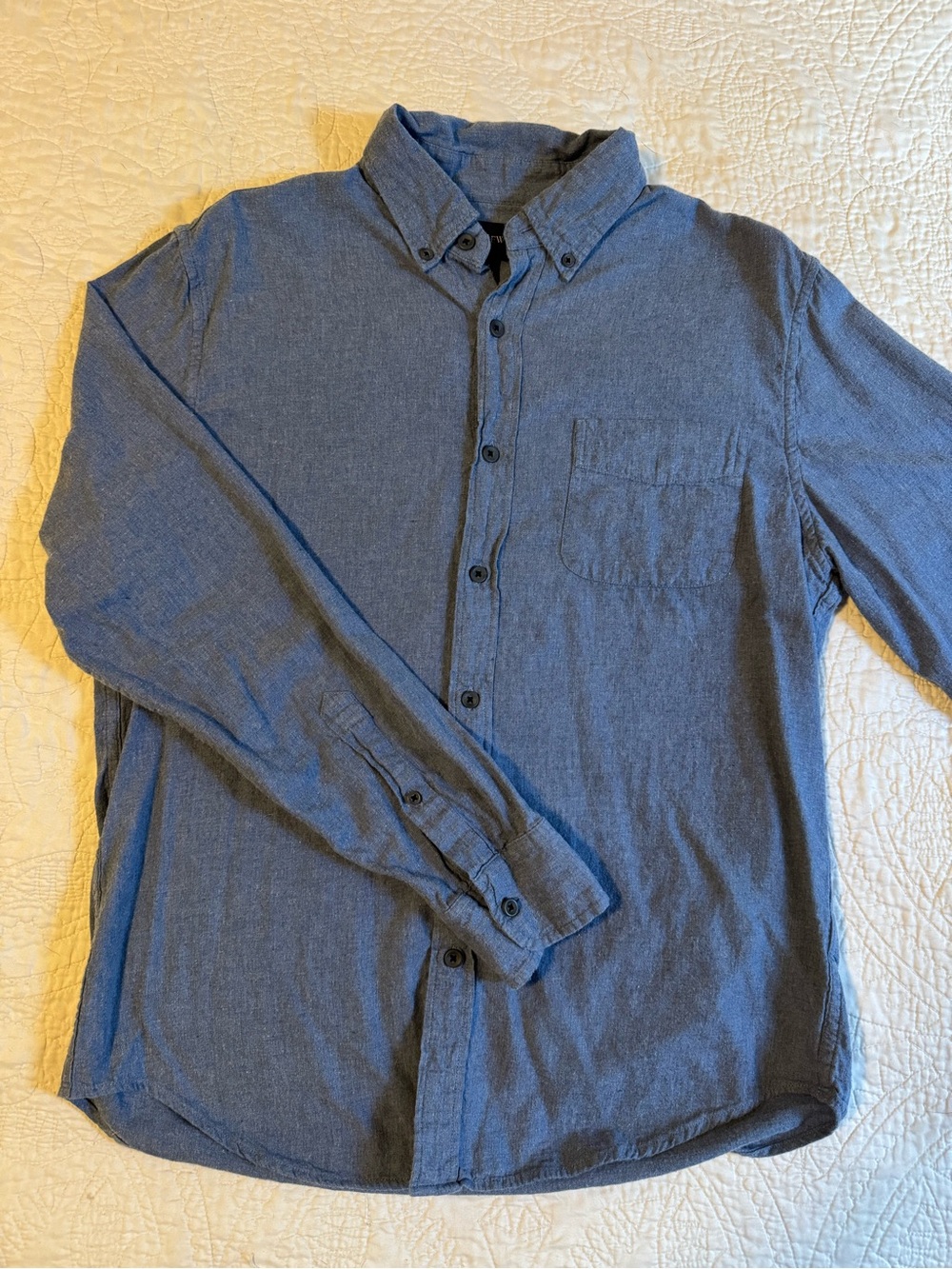 J. Crew Solid Brushed Twill Shirt